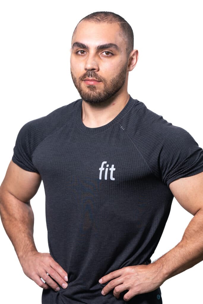 A man posing for a picture.