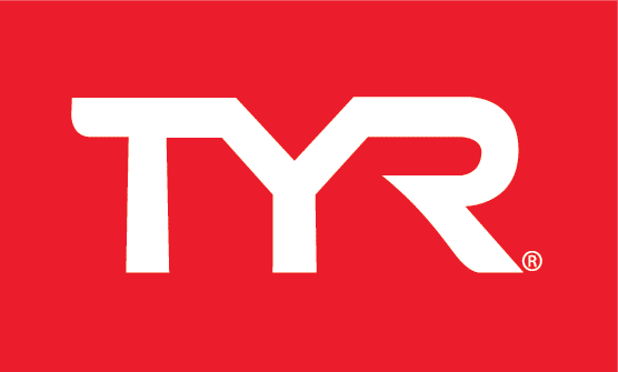 TYR logo in bold white text on a red background.